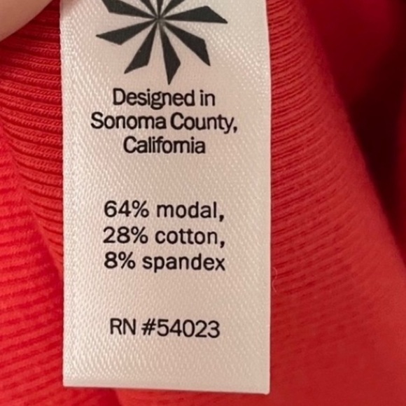 Red Athleta Ribbed Henley Maxi Dress - Picture 8 of 13